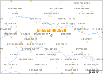 map of Sassenhausen