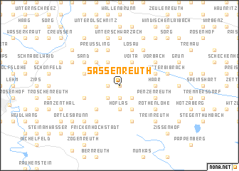 map of Sassenreuth