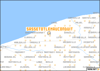 map of Sassetot-le-Mauconduit