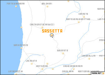 map of Sassetta