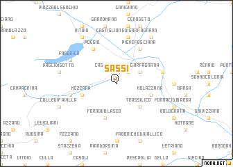 map of Sassi