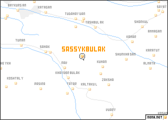 map of Sassykbulak