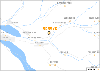 map of Sassyk