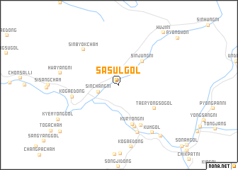 map of Sasul-gol