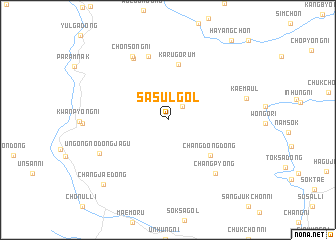 map of Sasŭl-gol