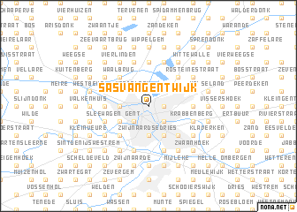 map of Sas van Gent Wijk