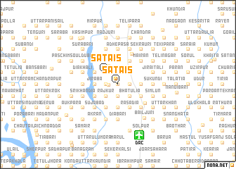 map of Sātāis