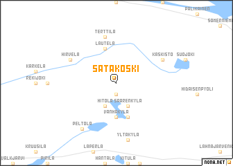 map of Satakoski