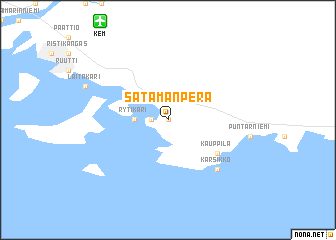 map of Satamanperä
