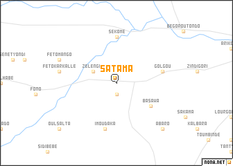 map of Satama