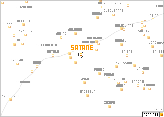 map of Satane