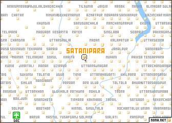 map of Sātānipāra