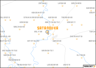 map of Satanovka