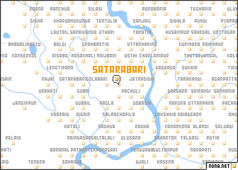 map of Satarabāri