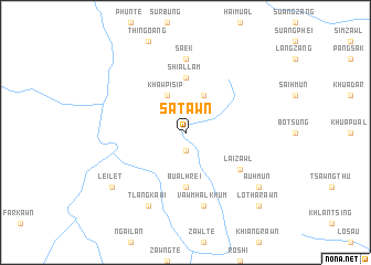 map of Satawn