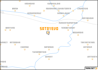 map of Satayevo