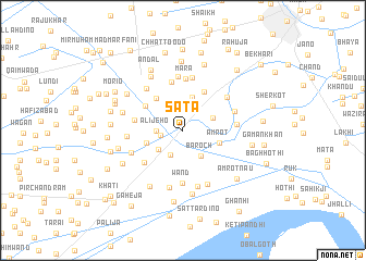 map of Sāta