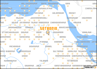 map of Sātbāria