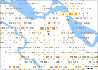 map of Sātbāria