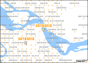 map of Sātbāria