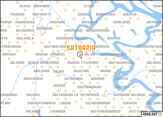 map of Sātbāria