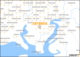 map of Sātbāria