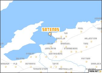 map of Såtenäs