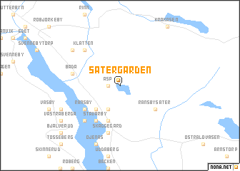 map of Sätergården