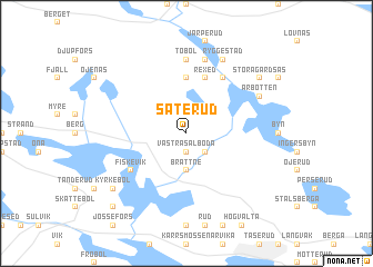 map of Säterud