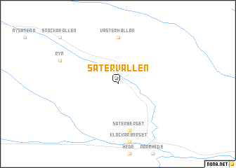 map of Sätervallen