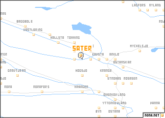 map of Säter