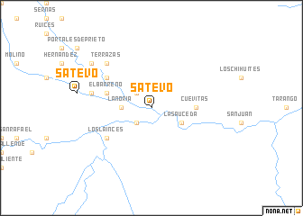 map of Satevó