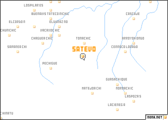 map of Satevó