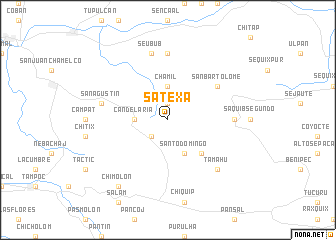 map of Satexá