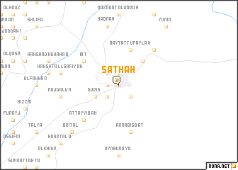 map of Saţḩah