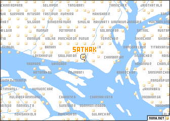 map of Sāthak