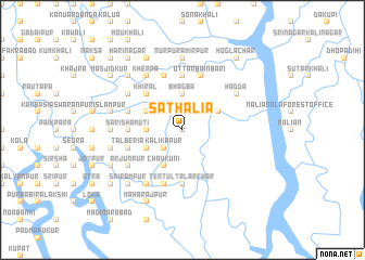 map of Sāthālia