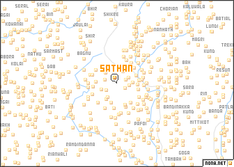 map of Sathān