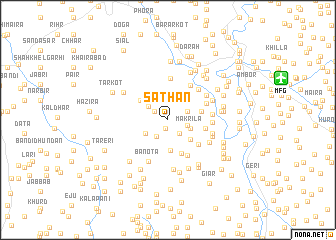 map of Sathān