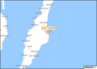 map of Sather