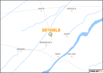 map of Sathiāla