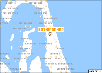 map of Sathing Phra