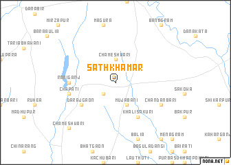 map of Sāthkhamār