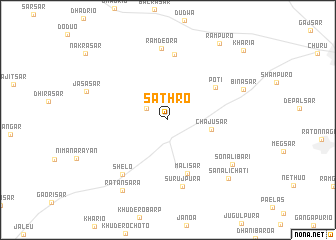 map of Sathro