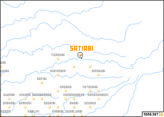 map of Satiabi