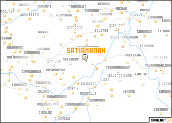 map of Satiamanah