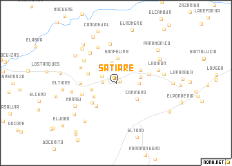 map of Satiare