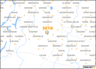 map of Sātia