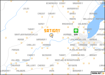 map of Satigny