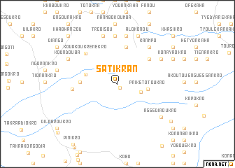 map of Satikran